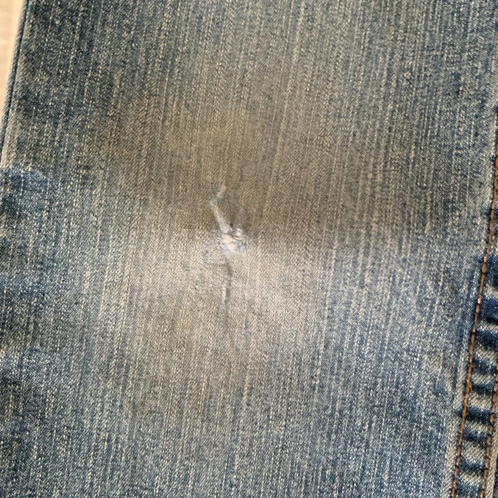 Circo Girls Blue Denim Ripped Distressed Flare Jeans Size 8